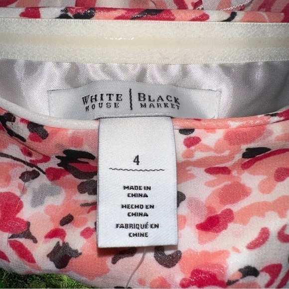 Y2k Fairy Core Pink White House Black Market Midi Dress - Picture 7 of 9